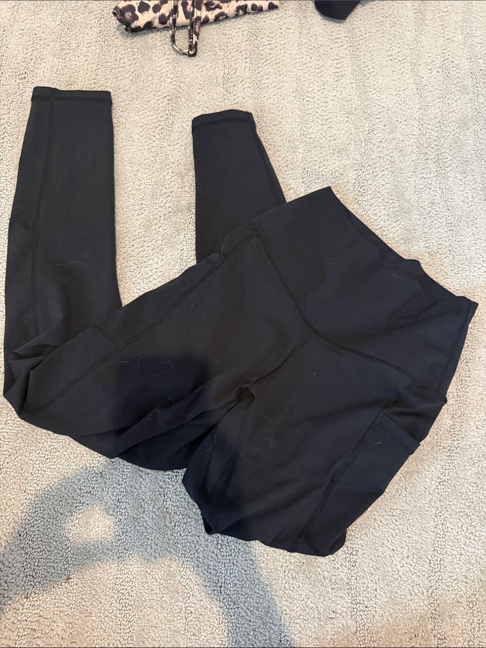 Women's Black High-Rise Performance Leggings